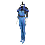Game Dota 2 Luna Women Blue Jumpsuit Cosplay Costume Outfits Halloween Carnival Suit