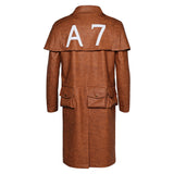 Game Fallout 4 NCR Veteran Ranger Brown Coat Cosplay Costume Outfits Halloween Carnival Suit