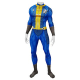 Game Fallout 4 Shelter Blue Jumpsuit Cosplay Costume Outfits Halloween Carnival Suit