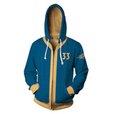 Game Fallout 4 Vault 33 Shelter Zip Up 3D Print Jacket Sweatshirt