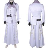 Game Final Fantasy VII Rufus Shinra White Outfit Cosplay Costume Outfits Halloween Carnival Suit