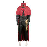 Game Final Fantasy VII Vincent Valentine Black Suit Cosplay Costume Outfits Halloween Carnival Suit