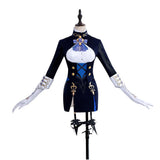 Game Genshin Impact Clorinde Cosplay Costume Outfits Halloween Carnival Suit