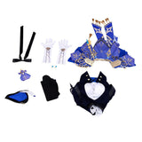 Game Genshin Impact Clorinde Cosplay Costume Outfits Halloween Carnival Suit