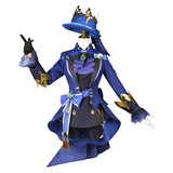 Game Genshin Impact Furina de Fontain Women Blue Suit Cosplay Costume Outfits Halloween Carnival Suit