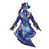 Game Genshin Impact Furina de Fontain Women Blue Suit Cosplay Costume Outfits Halloween Carnival Suit