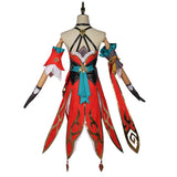 Game Honkai: Star Rail Guinaifen Women Red Dress Cosplay Costume Outfits Halloween Carnival Suit