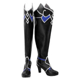 Game Honkai: Star Rail Jingliu Women Black Cosplay Shoes Boots Halloween Costumes Accessory Custom Made