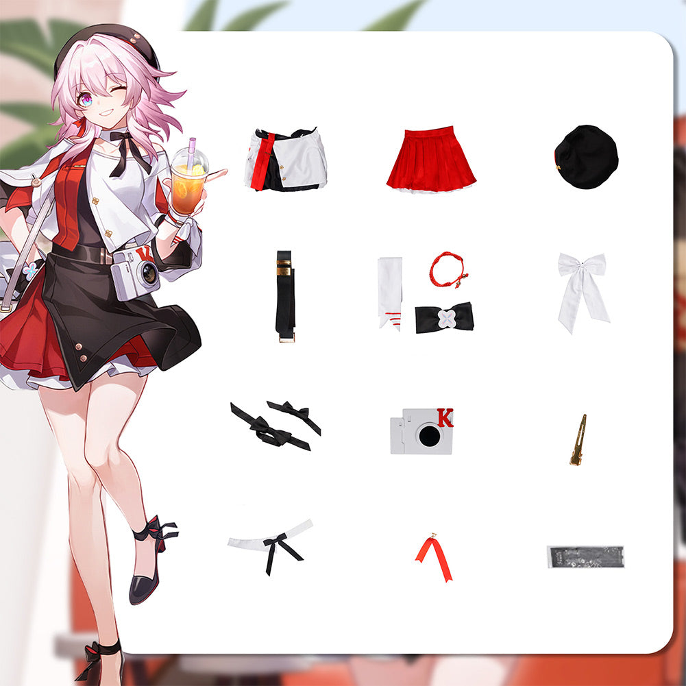 CoCos-SSS Game Honkai Star Rail March 7th Cosplay Costume Game