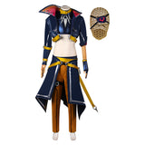 Game League of Legends Kayn Blue Outfit Cosplay Costume Outfits Halloween Carnival Suit