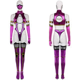 Game Mortal Kombat Mileena Women Purple Sexy Outfit Cosplay Costume Outfits Halloween Carnival Suit