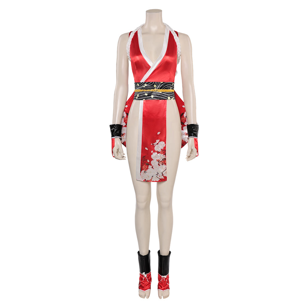 Game Mortal Kombat Nitara Women Red Suit Cosplay Costume Outfits Hallo – TrendsinCosplay