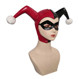Game Suicide Squad: Kill the Justice League Harley Quinn Cosplay Hat Eyemask Set Halloween Party Costume Props