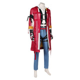 Game Tekken 8 Leo Kliesen Red Outfit Cosplay Costume Outfits Halloween Carnival Suit