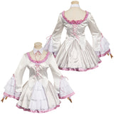 Game Tekken 8 Lili Women White Dress Set Cosplay Costume Outfits Halloween Carnival Suit