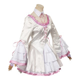 Game Tekken 8 Lili Women White Dress Set Cosplay Costume Outfits Halloween Carnival Suit