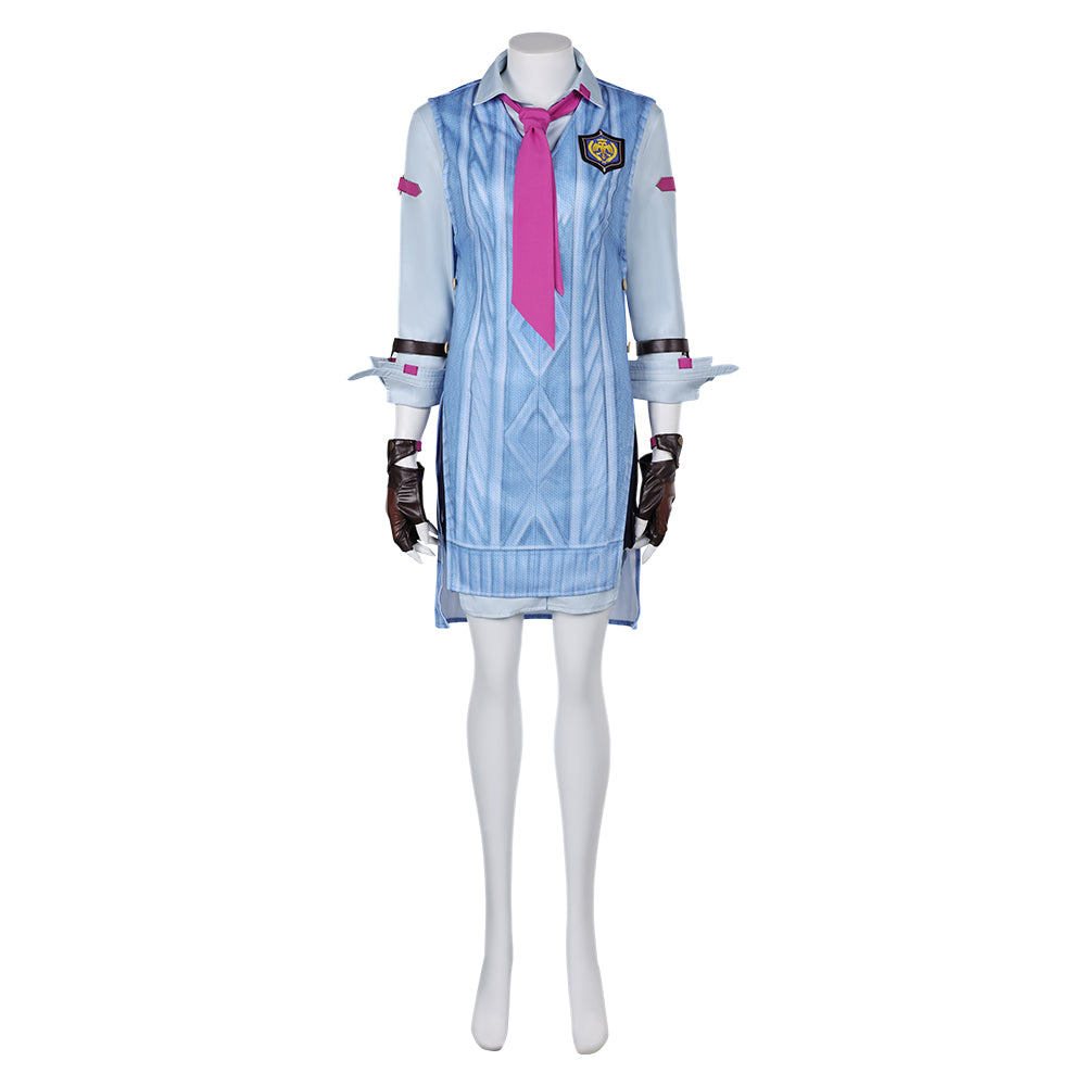 Game Tekken Asuka Kazama Women Blue Suit Cosplay Costume Outfits Halloween Carnival Suit