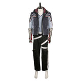 Game Tekken Jin Kazama Black Outfit Cosplay Costume Outfits Halloween Carnival Suit