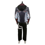 Game Tekken Jin Kazama Black Outfit Cosplay Costume Outfits Halloween Carnival Suit