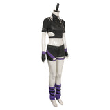 Game Tekken Reina Women Black Outfit Cosplay Costume Outfits Halloween Carnival Suit