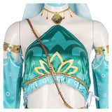 Game The Legend of Zelda: Breath of the Wild Gerudo Link Women Suit Cosplay Costume Outfits Halloween Carnival Suit