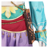 Game The Legend of Zelda: Breath of the Wild Gerudo Link Women Suit Cosplay Costume Outfits Halloween Carnival Suit