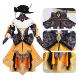 Genshin Impact Navia Cosplay Costume Women Outfits Halloween Carnival Suit