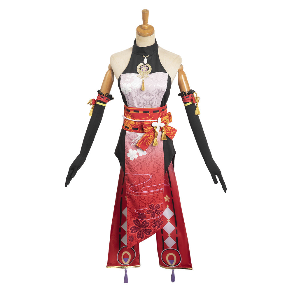 Genshin Impact Yae Miko Halloween Cosplay Costume Outfits Halloween Carnival Suit
