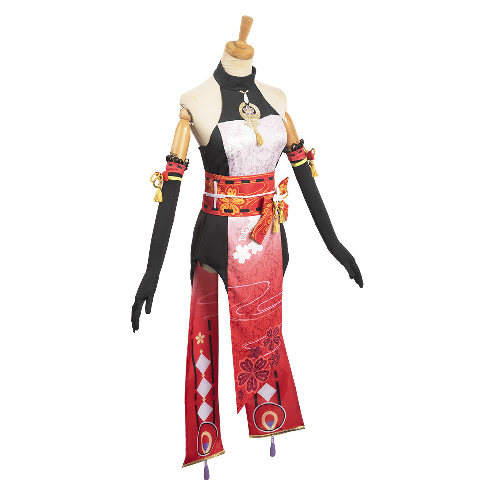 Genshin Impact Yae Miko Halloween Cosplay Costume Outfits Halloween Carnival Suit