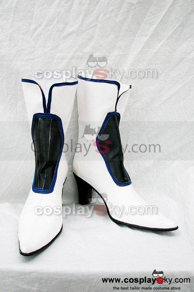 GuiltyGear Dizzy White Cosplay Boots Custom Made