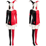 Harley Quinn Christmas Original Design Pajamas Dress Up Cosplay Costume Outfits Halloween Carnival Suit