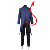 Helluva Boss Hazbin Hotel TV Moxxie Blue Outfit Cosplay Costume Outfits Halloween Carnival Suit