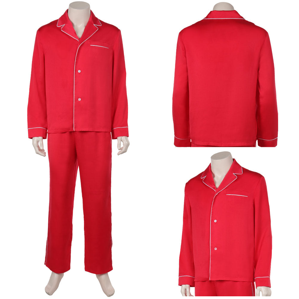 Henry Sugar The Wonderful Story of Henry Sugar Red Pajama Outfits Halloween Carnival Cosplay Costume