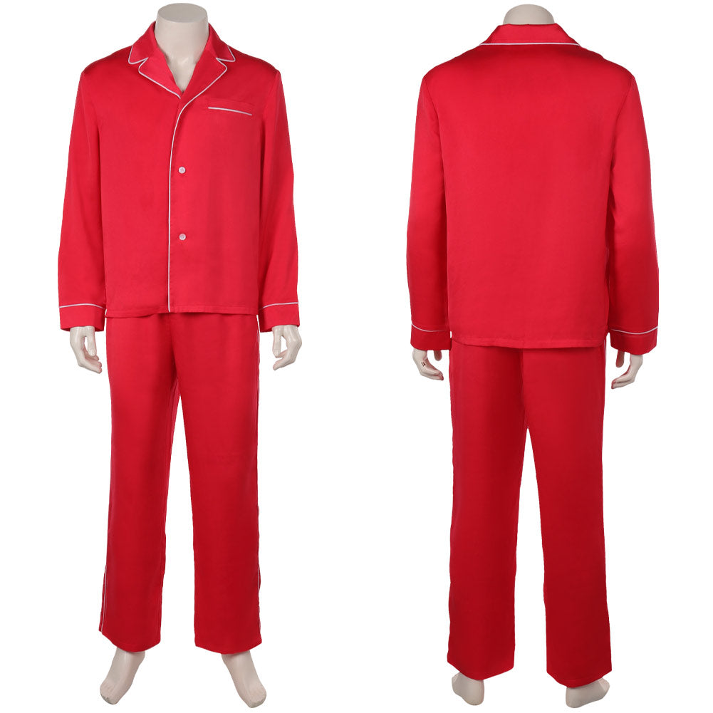 Henry Sugar The Wonderful Story of Henry Sugar Red Pajama Outfits Halloween Carnival Cosplay Costume