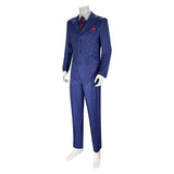Hercule Poirot A Haunting in Venice Cosplay Costume Halloween Carnival Suit