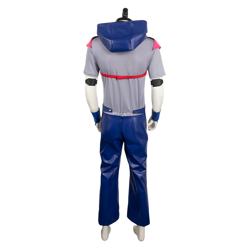 Costume Cosplay Kira Yoshikage / Jodio Joestar (JJBA) - Ensemble Complet Violet Pour Homme - Taille S à 2XL - 8