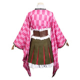 Kanroji Mitsuri Women Kimono Outfit Cosplay Costume Outfits Halloween Carnival Suit