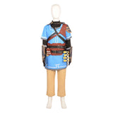 Kids Children Tears Of The Kingdom Link Cosplay Costume Outfits Halloween Carnival Suit