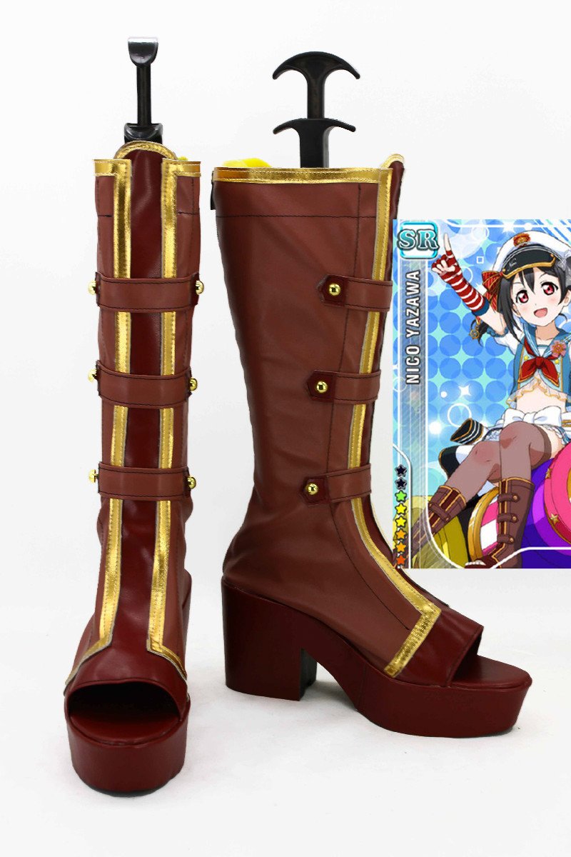 Love Live! Navy Marin Boots Cosplay Shoes