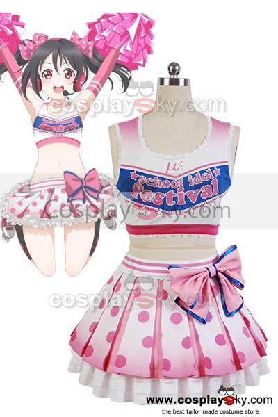 LoveLive! Yazawa Niko Cheerleaders Uniform Cosplay Costume