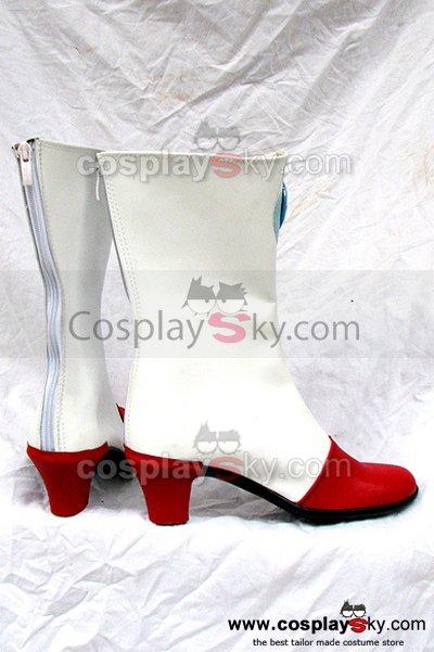 Macross 7 Mylene Jenius Cosplay Boots White
