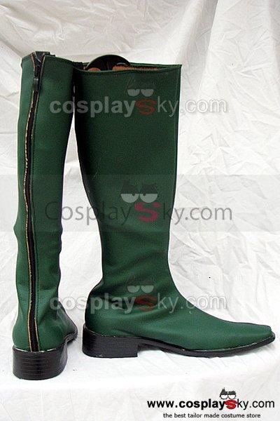 Mobile Suit Gundam Seed Destiny Cosplay Boots Green
