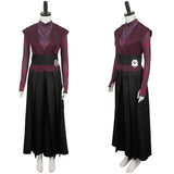 Morgan Elsbeth Red Cosplay Costume Outfits Halloween Carnival Suit
