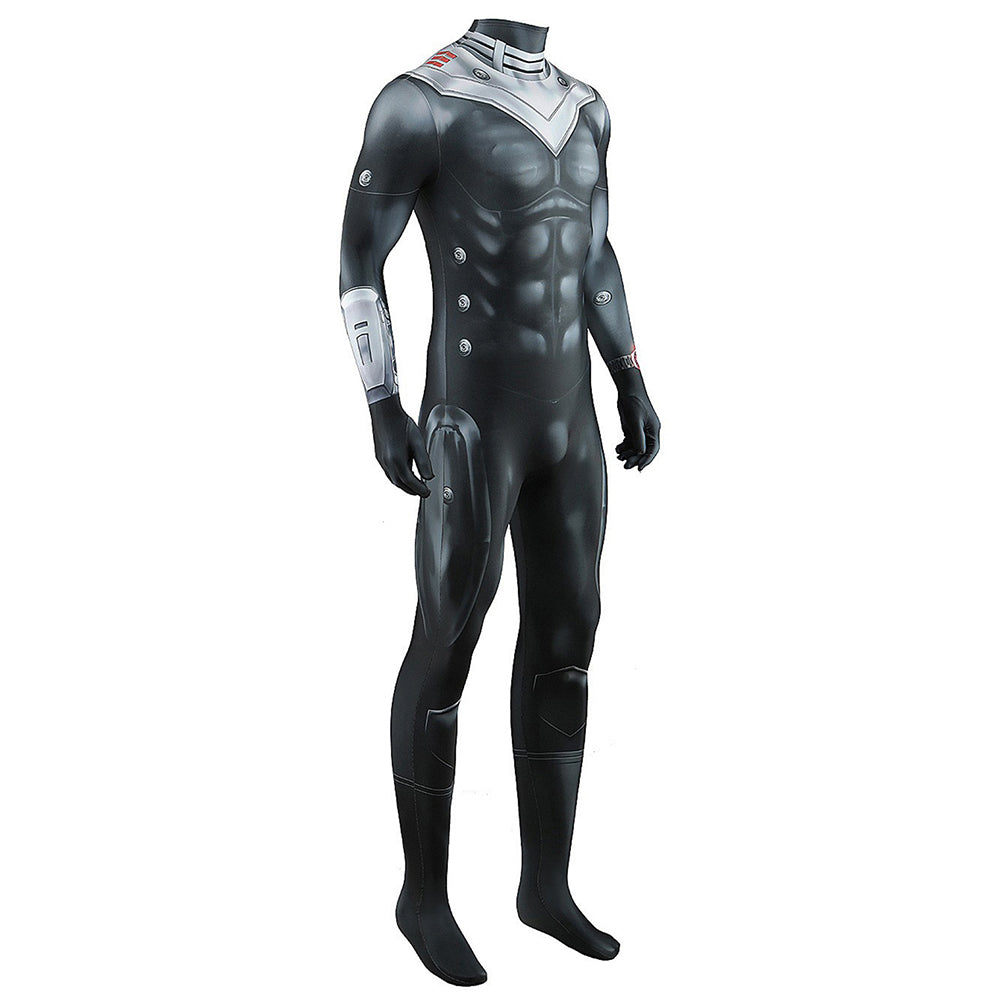 Movie Aquaman and the Lost Kingdom Black Manta Jumpsuit Cosplay Costume Outfits Halloween Carnival Suit