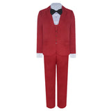 Movie Beetlejuice 2024 Beetlejuice Red Suit Cosplay Costume Outfits Halloween Carnival Suit