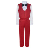 Movie Beetlejuice 2024 Beetlejuice Red Suit Cosplay Costume Outfits Halloween Carnival Suit