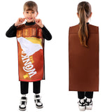 Movie Charlie and the Chocolate Factory Kids Children Chocolate Cosplay Costume Outfits Halloween Carnival Suit