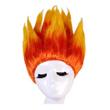 Movie Elemental Ember Lumen Kids Children Cosplay Wig Heat Resistant Synthetic Hair Carnival Halloween Party Props