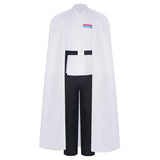 Movie Imperial Officer White Uniform Cosplay Costume Outfits Halloween Carnival Suit