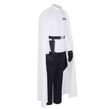 Movie Imperial Officer White Uniform Cosplay Costume Outfits Halloween Carnival Suit